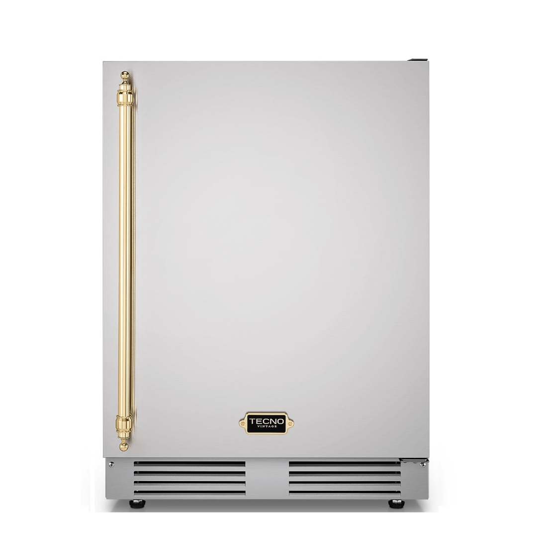 Freezer Tecno Vintage 100 Litros Inox 60cm